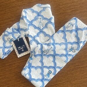 Roller Rabbit Kids Toddler Geo Trellis Pajama Set Blue - Roller Rabbit x Target